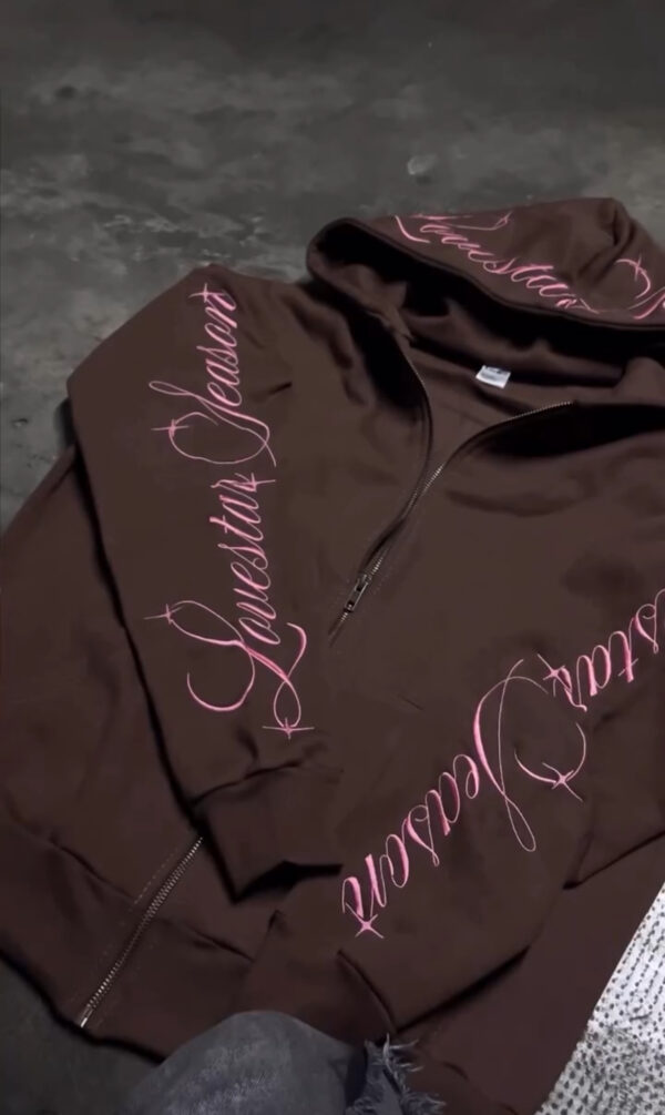 IMG_9055 Zip Up - "Lv Season" Marron