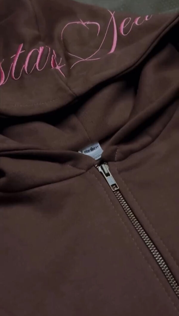 IMG_9057 Zip Up - "Lv Season" Marron