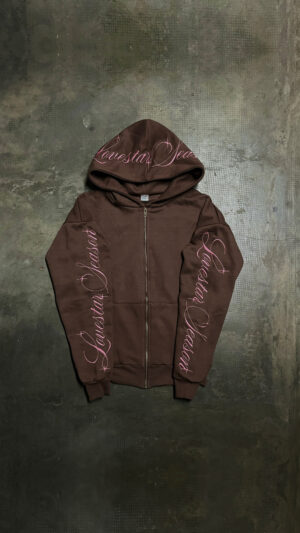 Zip Up - "Lv Season" Marron