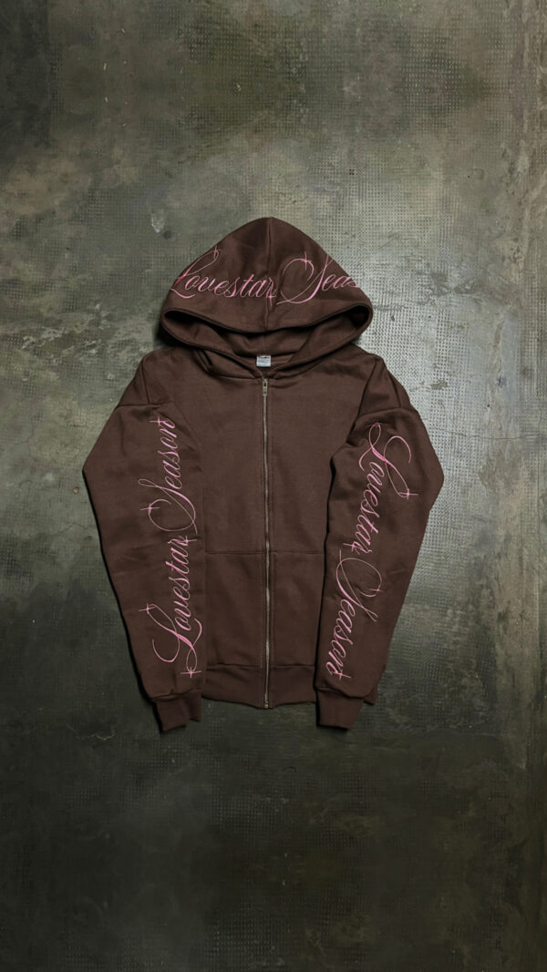 Marrón Zip Up - "Lv Season" Marron